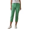 Pantalon Daxon by - Pantacourt en gabardine avec &eacute;lastique Vert