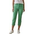 Pantalon Daxon by - Pantacourt en gabardine avec &eacute;lastique Vert