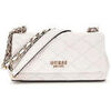 Sac Bandouliere Guess Sac Bandouli&egrave;re Cruise Vibe Top Zip Off White Blanc