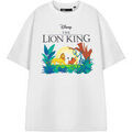 T-shirt Disney Lion King T-shirt &agrave; manches courtes Blanc Grenoble