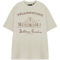 T-shirt Yellowstone Barn T-shirt &agrave; manches courtes Beige Grenoble