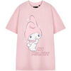 T-shirt Hello Kitty My Melody T-shirt &agrave; manches courtes Rose
