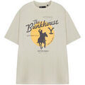 T-shirt Yellowstone The Bunkhouse T-shirt &agrave; manches courtes Beige Grenoble