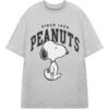 T-shirt Peanuts Snoopy Since 1950 T-shirt &agrave; manches courtes Gris