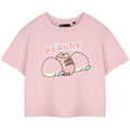 Tee-shirts sur Grenoble : T-shirt Pusheen Peachy T-shirt court &agrave; manches courtes Rose