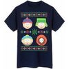 T-shirt South Park Christmas Fairisle T-shirt &agrave; manches courtes Bleu