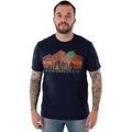 T-shirt Yellowstone Cowboys T-shirt &agrave; manches courtes Bleu Grenoble
