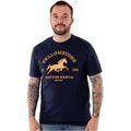 T-shirt Yellowstone Dutton Ranch Logo T-shirt &agrave; manches courtes Bleu Grenoble