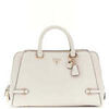 Sac Bandouliere Guess Sac Bandouli&egrave;re Bramina Small Satche Off White Blanc