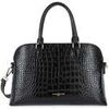 Sac &agrave; main LANCASTER Sac demi lune Zipp&eacute; L Exo Noir Noir