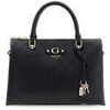 Sac Bandouliere Guess Sac Bandouli&egrave;re Dita Dome Satchel Black Logo Noir