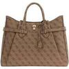 Sac Bandouliere Guess Sac Bandouli&egrave;re Handbag Latte Logo Marron