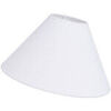 Abats jours et pieds de lampe Unimasa Abat-jour conique blanc hauteur 18.5 cm Blanc Unique. . Maison & D&eacute;co > Abats jours et pieds de lampe.