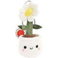Cadeaux sur Grenoble : Porte cl&eacute; Kontiki Porte-cl&eacute;s marguerite en peluche recycl&eacute;e 15 cm Blanc
