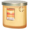 Bougies, diffuseurs Heart And Home Bougie cr&eacute;puscule ambr&eacute; 2 m&egrave;ches 220 g Orange Unique. . Maison & D&eacute;co > Bougies, diffuseurs.