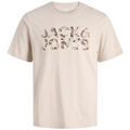 Tee-shirts sur Grenoble : T-shirt Jack & Jones TEE SHIRT JJEJEFF LOGO TEE SS SN - MOONBEAM - 2XL