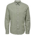 Chemises/chemisettes sur Grenoble : Chemise Only & Sons CHEMISE ONSCAIDEN LS - SWAMP - M