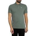 Polos sur Grenoble : Polo Barbour Polo en piqu&eacute; tartan Vert