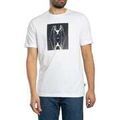 T-shirt BOSS T-shirt graphique &agrave; motif de cr&eacute;ature Blanc