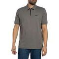 Polo HUGO Polo zipp&eacute; Dalomino Gris