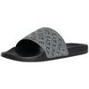 Claquettes Emporio Armani EA7 Curseurs &agrave; motif de logo Noir