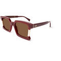 Lunettes sur Grenoble : Lunettes de soleil Xlab Iraklia Bordeaux-Ivoire/Marron polaris&eacute; Lunettes de soleil, Bordeaux