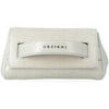 Pochette Orciani Pochette Stark en cuir blanc