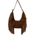 Sac & Bagage sur Grenoble : Sac Bandouliere Orciani Sac Peach Fringe Small en daim marron