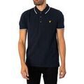 Polo Lyle & Scott Polo &agrave; pointe Bleu