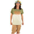 Tee-shirts sur Grenoble : T-shirt Von Dutch T-shirt &agrave; col effet tie and die d&eacute;grad&eacute; V homme Ron en coton Vert