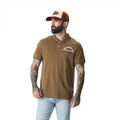 Tee-shirts sur Grenoble : T-shirt Von Dutch Polo homme avec logo et badges en coton Calif