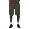Short Von Dutch Bermuda homme avec ceinture &eacute;lastiqu&eacute;e et patchs Piston Kaki