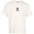 T-shirt Timberland Print Stack Logo Short White Grenoble