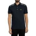 Polo Lyle & Scott Polo &agrave; carreaux Bleu