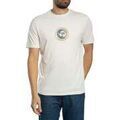 T-shirt Napapijri T-shirt d&eacute;contract&eacute; Phos Blanc