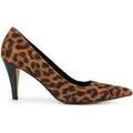 Chaussures escarpins Bons baisers de Paname Escarpins Tyra Cuir Fa&ccedil;on Leopard Multicolore Grenoble