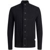 Pull Jack & Jones 12215817 JCOTED-CARDIGAN BLACK