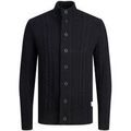 Pulls/Sweat sur Grenoble : Pull Jack & Jones 12215817 JCOTED-CARDIGAN BLACK