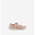 Ballerines enfant Victoria BALLERINE BOSCO BAREFOOT TOILE SCRATCH NŒUD 1370130 Rose Grenoble