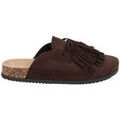 T-shirt Vera Collection Sabots Franges, Marron Grenoble