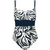 Maillots de bain Lisca Maillot de bain une pi&egrave;ce armatur&eacute; gainant GOLD COAST Bleu