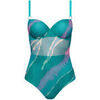 Maillots de bain Lisca Maillot de bain une pi&egrave;ce pr&eacute;form&eacute; ATLANTIDA Vert