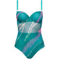 Maillots de bain sur Grenoble : Maillots de bain Lisca Maillot de bain une pi&egrave;ce pr&eacute;form&eacute; ATLANTIDA Vert