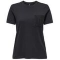 Tee-shirts sur Grenoble : T-shirt Only Top Enja Life Pocket - Black