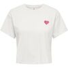 T-shirt Only Femme T-shirt Paquet de 1 ONLBRIANNA LIFE O-NECK TOP BOX