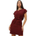 Robe courte La Modeuse Robes pour femme - Bordeaux -