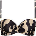Maillots de bain sur Grenoble : Maillots de bain Lisca Haut maillot de bain bandeau pr&eacute;form&eacute; ASWAN Noir