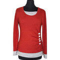 T-shirt Shein Pull/Gilet Taille 38 / M Rouge