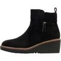 Bottes femme sur Grenoble : Bottines Super Mode Bottine Compens&eacute; &agrave; Zip Noir