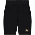 Short Alpha Industries Basic Bike Shorts SL FP Wmn - black/yellow gold
